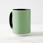 Grosse tasse verte noir irlandais (Devant gauche)