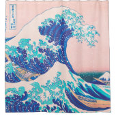 Grosse vague japonaise Surf peinture Douche rideau (Devant)