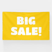 Grosse Vente ! Bannière jaune (Horizontal)