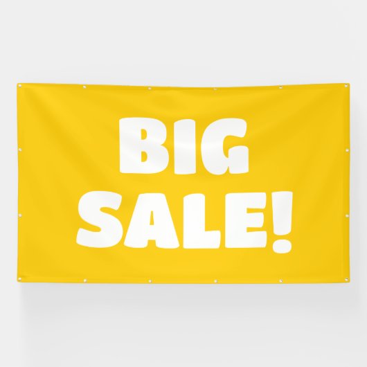 Grosse Vente ! Bannière jaune (Horizontal)