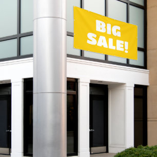 Grosse Vente ! Bannière jaune