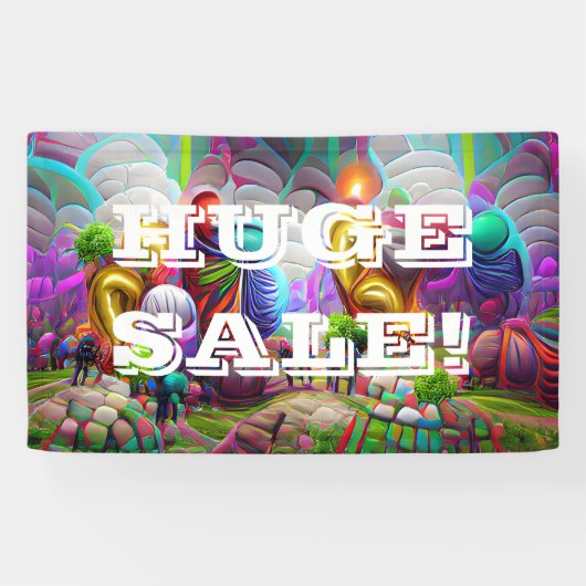 Grosse vente Vinyl Banner 3' x 5' Bannière (Horizontal)