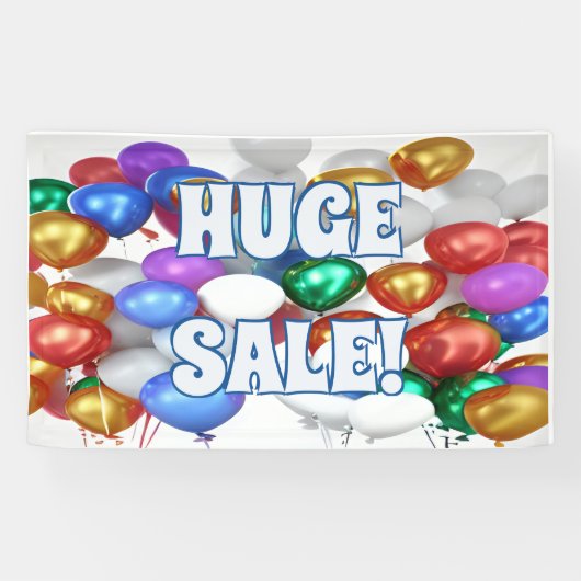Grosse vente Vinyl Banner 3' x 5' Bannière (Horizontal)