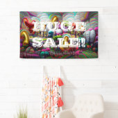 Grosse vente Vinyl Banner 3' x 5' Bannière (En situation)
