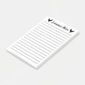 Grosses notes Post-it® personnalisées avec poules  (Incliné)