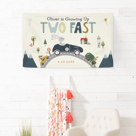 Grossesse 2 bannière d'anniversaire rapide (En situation)