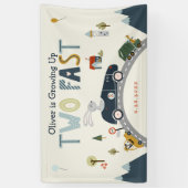 Grossesse 2 bannière d'anniversaire rapide (Vertical)