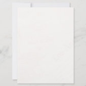 Grossesse dans un journal moderne Faire-part bébé (Dos)