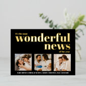 Grossesse de vacances Faire-part photo Collage Noe (Debout devant)