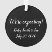 Grossesse Faire-part grand-parents ornement cadeau (dos)