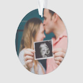 Grossesse Faire-part grand-parents ornement cadeau (devant)