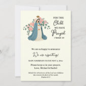 Grossesse Faire-part Prière religieuse (Devant)