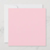 Grossesse photo Big Soeur Faire-part rose (Dos)