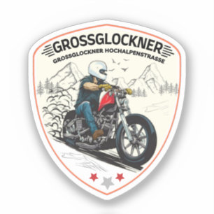 Grossglockner High Alpine Road oostenrijkse alpenm Sticker