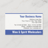 Grossistes Vins & Esprit QR Code Carte de visite (Devant)