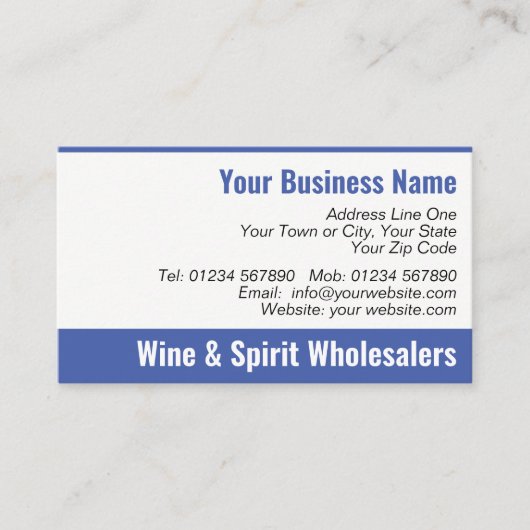 Grossistes Vins & Esprit QR Code Carte de visite (Devant)