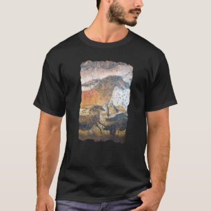 Grot Schildering Prehistorische paarden in Lascau T-shirt