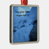 Grot van de Winden, Niagara Herfsten, NY Metalen Ornament (Rechts)