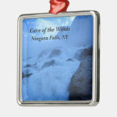Grot van de Winden, Niagara Herfsten, NY Metalen Ornament (Links)