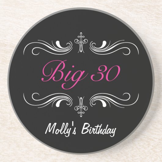 Grote 30 zandsteen onderzetter (Voorkant)