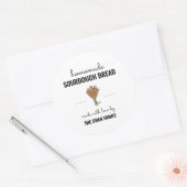 Grote 3" Zelfgemaakte Broodlabel Sticker (Envelop)