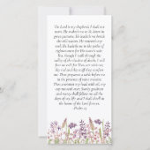 Grote 4x8 herdenkingsbladwijzer | Wilde lavendel (Achterkant)