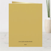 GROTE 50e verjaardag foto handtekeningkaart voor g Kaart (Achterkant)