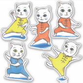 Grote 8 x 8 inch vinylstickers op maat sticker (Voorkant)