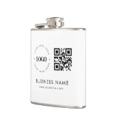 Grote aangepaste Canvas tas met Logo Qr-code en te Heupfles (Links)
