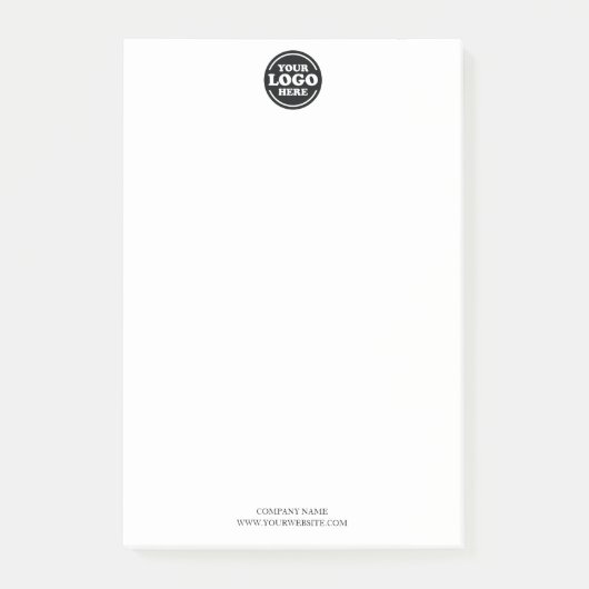 Grote aangepaste Logo Post-it® Notes (Voorkant)