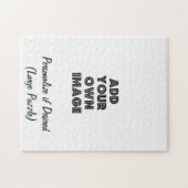 Grote aangepaste puzzel met foto of illustratie en legpuzzel (Horizontaal)