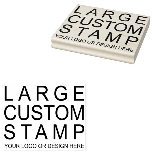 Grote aangepaste stempel, maak uw eigen profession 	rubberstempel (Gestempeld)