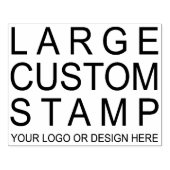 Grote aangepaste stempel, maak uw eigen profession 	rubberstempel (Afrduk)