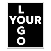 Grote aangepaste verticale zakelijke Logo Rubberstempel (Afrduk)