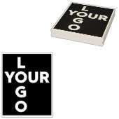 Grote aangepaste verticale zakelijke Logo Rubberstempel (Gestempeld)