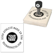 Grote aangepaste zakelijke Logo gemaakt in de VS Rubberstempel (Gestempeld)