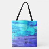 Grote Abstracte winkelwagentjes Draagtas (Voorkant)