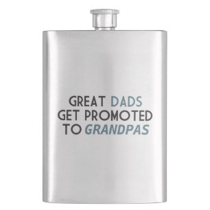 Grote advertenties worden gepromoot naar Grandpas Heupfles