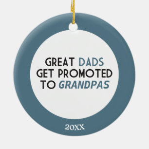 Grote advertenties worden gepromoot naar Grandpas Keramisch Ornament