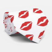 Grote afdrukstick op mijn Stropdas (Opgerold)