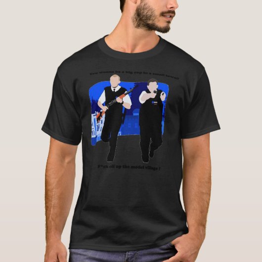 Grote agent, kleine stad - Hot fuzz Classic T-Shir T-shirt (Voorkant)