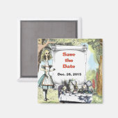 Grote Alice 1 Save-the-Date Magneet (Voorkant / Achterkant)