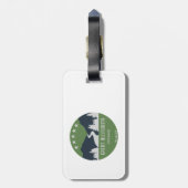 Grote Allegheny Passage Bagagelabel (Achterkant verticaal)