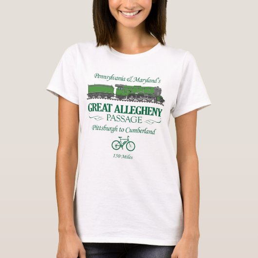 Grote Allegheny Passage (RT2) T-shirt (Voorkant)