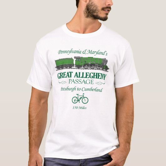 Grote Allegheny Passage (RT2) T-shirt (Voorkant)