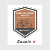 Grote Allegheny Passage Sticker (Vel)