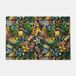 Grote ALOHA Tropische Deurmat