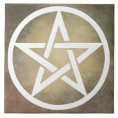 Grote altaar - Pentacle Earth Tegeltje (Voorkant)