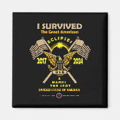 Grote Amerikaanse clipés Magneet (Voorkant)