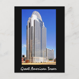 Grote Amerikaanse toren in de koningin City Briefkaart